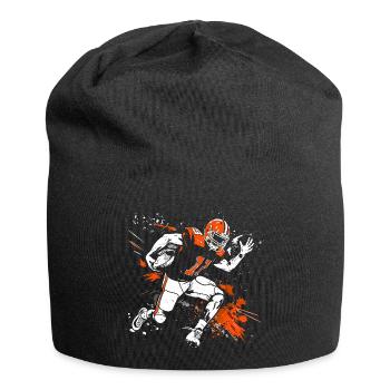 Footballer Streetart - Jersey-Beanie - Schwarz - Vorne