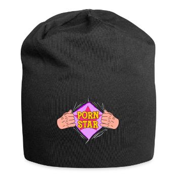 Drôle Porn Star Super-héros Déchirer Humour coquin - Bonnet en jersey - noir - Devant