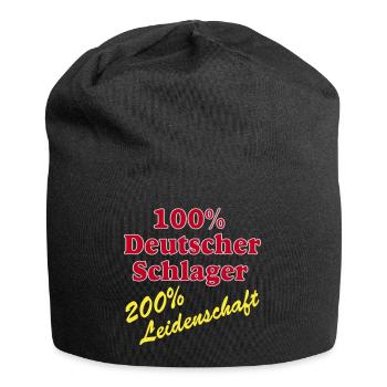 Schlager Party , Schlager Musique , Schlager 100 % - Bonnet en jersey - noir - Devant
