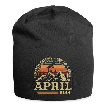 Best Birthday Gift April 1983 - Jersey Beanie - black - Front
