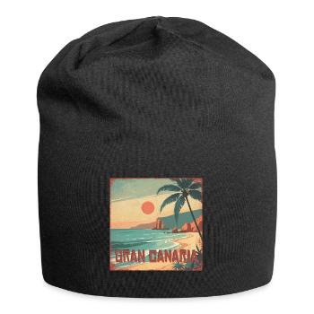 Gran Canaria - Jersey Beanie - black - Front