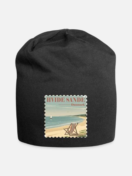 Hvide Sande Dänemark - Jersey-Beanie - Schwarz