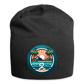 Palm Island coloré Offliner - Bonnet en jersey - noir - Devant