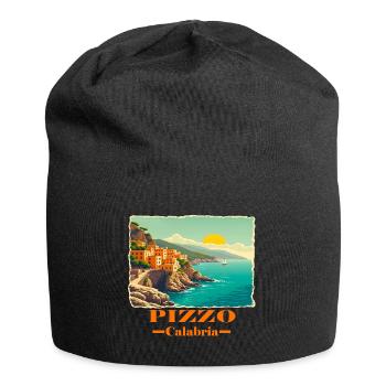 Pizzo Calabria orange - Jersey Beanie - black - Front