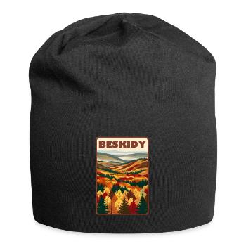 Beskydy Mountains Poland - Jersey Beanie - black - Front
