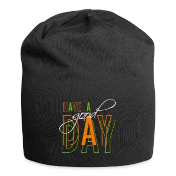 Bonne journée - Bonnet en jersey - noir - Devant