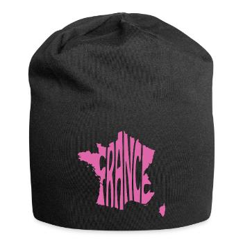 France Map Graphic - Jersey Beanie - black - Front