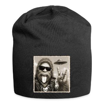 Rock, Rocker, Musique Rock, Main Rock, OVNI Bigfoot - Bonnet en jersey - noir - Devant