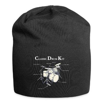 Diagramme Batterie Classique Vintage - Bonnet en jersey - noir - Devant