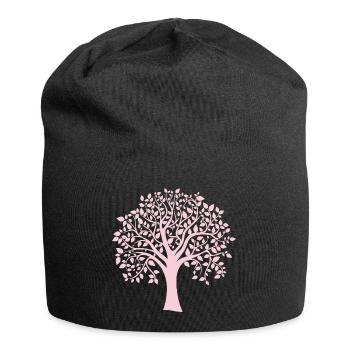 Icon Pink Jumbo Tree Print Silhouette - Jersey Beanie - black - Front