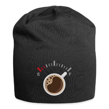 Full of Coffee - Jersey Beanie - black - Front