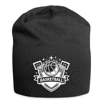 Basketball Crest - Jersey Beanie - black - Front