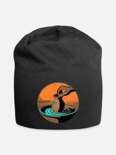 Zen Pottery Master - Blue Edition - Jersey Beanie - black