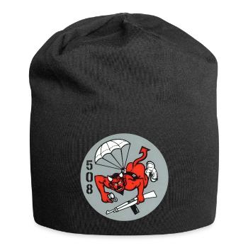 508th Airborne Division "Red Devils" from the Second - Jersey Beanie - black - Front
