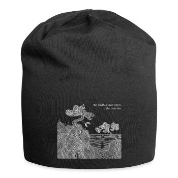 vérité cosmique - Bonnet en jersey - noir - Devant