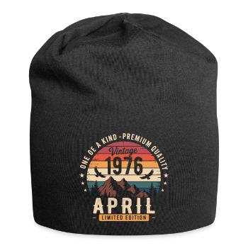 Vintage Anniversary April 1976 April 1976 - Jersey Beanie - black - Front