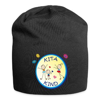 Kita Kind - Jersey Beanie - black - Front