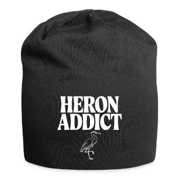 Reihersüchtiger - Jersey-Beanie - Schwarz - Vorne