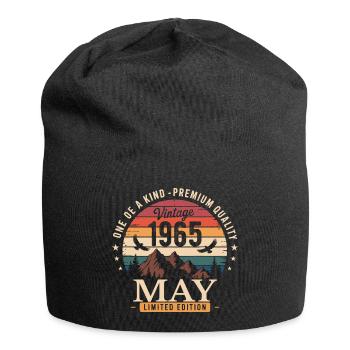 Vintage Mai 1965 Anniversaire Mai 1965 - Bonnet en jersey - noir - Devant