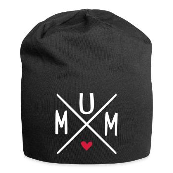 mum - Jersey Beanie - black - Front