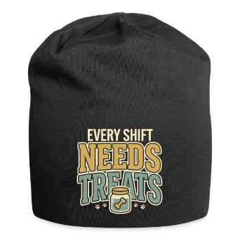 Kennel technician, kennel assistant, animal care - Jersey Beanie - black - Front
