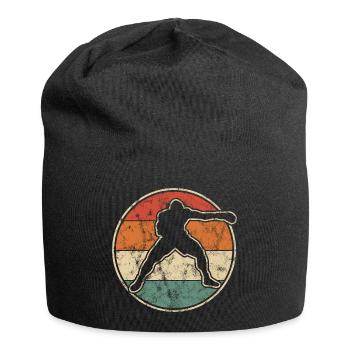 Boxing graphic vintage style for boxers and trainers - Jersey Beanie - black - Front