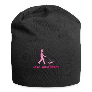 .exe ausführen ADMIN - Jersey-Beanie - Schwarz - Vorne