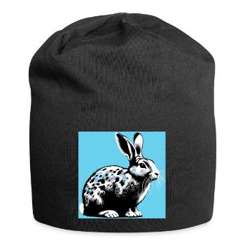 rabbit - Jersey Beanie - black - Front