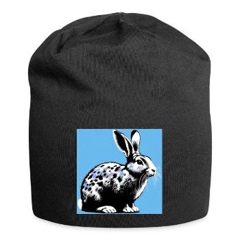 rabbit - Jersey Beanie - black - Front