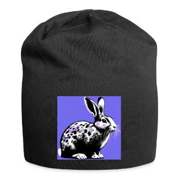 rabbit - Jersey Beanie - black - Front