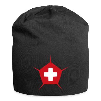 Football suisse - Bonnet en jersey - noir - Devant