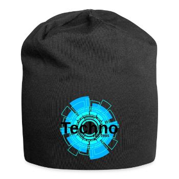 TechCircle Neon 1985 - Jersey-Beanie - Schwarz - Vorne