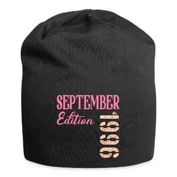 Geburtstag September 1996 - Jersey-Beanie - Schwarz - Vorne