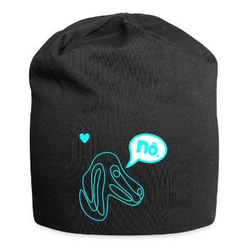 Teckel Têtu - Bonnet en jersey - noir - Devant
