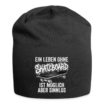 Skateboarding Skateboard - Jersey-Beanie - Schwarz - Vorne