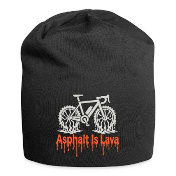 Asphalt Is Lava Bike - Jersey Beanie - black - Front