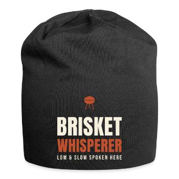 Brisket Whisperer BBQ - Jersey Beanie - black - Front