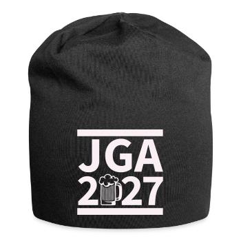 Bachelor Party 2027 Beer Celebration Design - Jersey Beanie - black - Front