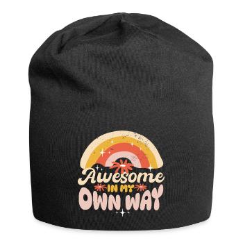 Awesome Ladies - Jersey Beanie - black - Front