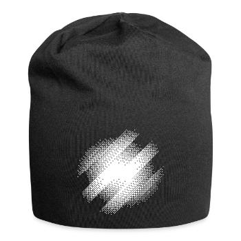 Bauhaus Burst Abstract - Jersey Beanie - black - Front