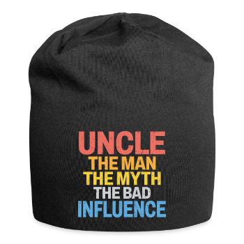 Lustiges Onkel-Onkel-Humorgeschenk für Onkel-Familienhumor - Jersey-Beanie - Schwarz - Vorne