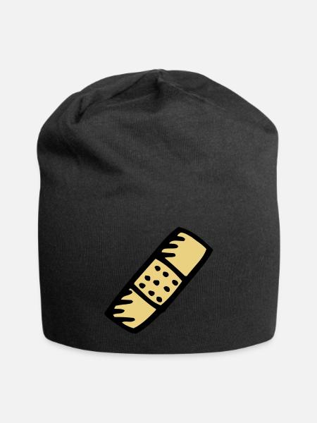 pflaster_2c - Jersey-Beanie - Schwarz