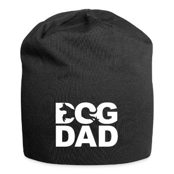 Dog Dad - Jersey-Beanie - Schwarz - Vorne