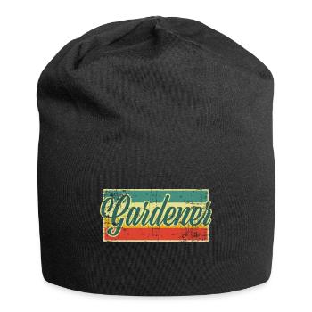 Gärtner - Jersey-Beanie - Schwarz - Vorne