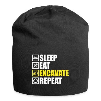 Bagger - Jersey-Beanie - Schwarz - Vorne