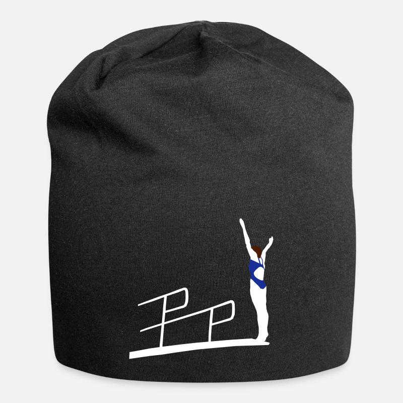 Turmspringerin am Turm - Jersey-Beanie - Schwarz