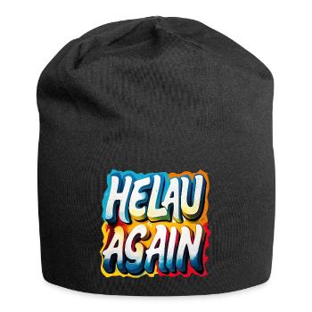 Helau Again Carnaval Carnaval - Bonnet en jersey - noir - Devant