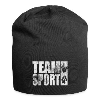 Teamsport Motiv Hand Pfote Hundesport Grunge IGP - Jersey-Beanie - Schwarz - Vorne