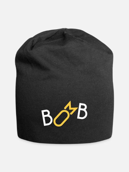 Bomb - Bombe - Jersey-Beanie - Schwarz