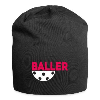 Unihockey Floorball Joueur de floorball Floorballer - Bonnet en jersey - noir - Devant